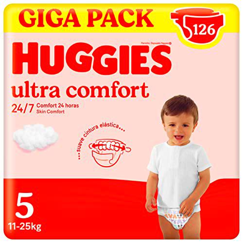 Huggies Ultra Comfort Pañal para bebé con Disney Talla 5 (11-25 kg)