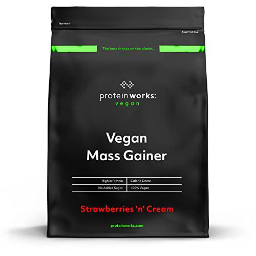 THE PROTEIN WORKS Vegan Mass Gainer | 100% A Base De Plantas | Alto En Calorías Para El Aumento De Masa