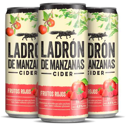 Ladrón de Manzanas Frutos Rojos Cider Pack Lata, 24 x 33cl