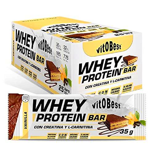 WHEY PROTEIN BAR 35 g VAINILLA (25 Uds.)