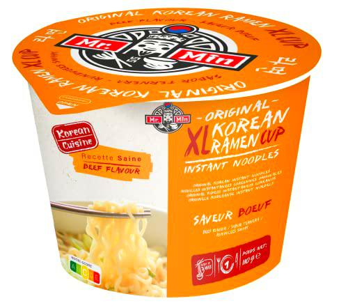 Mr Min Ramen Coreano XL Cup - Tarro (110 g, 16 unidades)