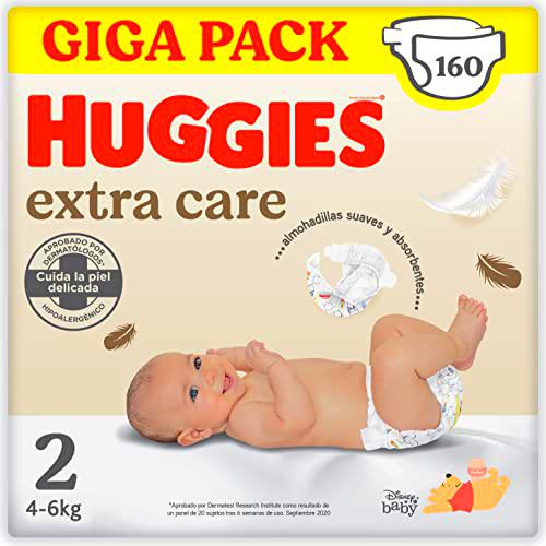 Huggies Newborn Disney Pañales Recién Nacido Talla 2 (3-6 kg)