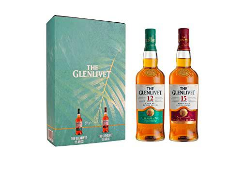 The Glenlivet Whisky Escocés de Malta Premium 12 y 15 años