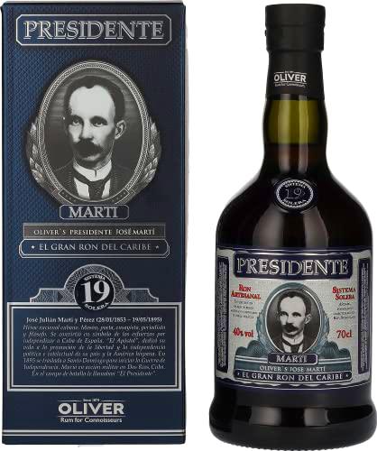 Presidente Marti 19 Años de Edad Ron Oscuro - 700 ml