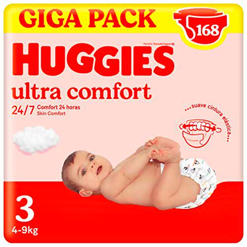 Huggies Ultra Comfort Pañal para bebé con Disney Talla 3 (4-9 kg)