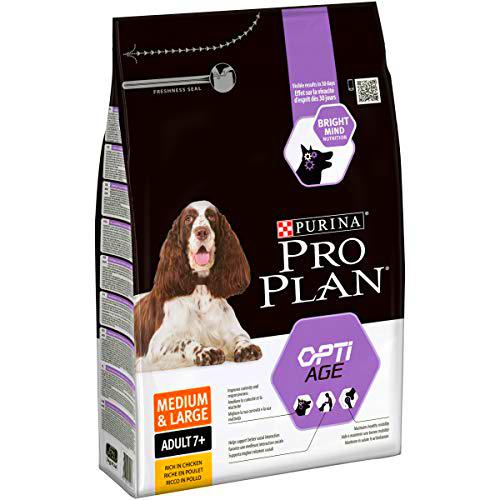 Purina ProPlan Medium Age+7 pienso para Perro Adulto senior Pollo 4 x 3 Kg