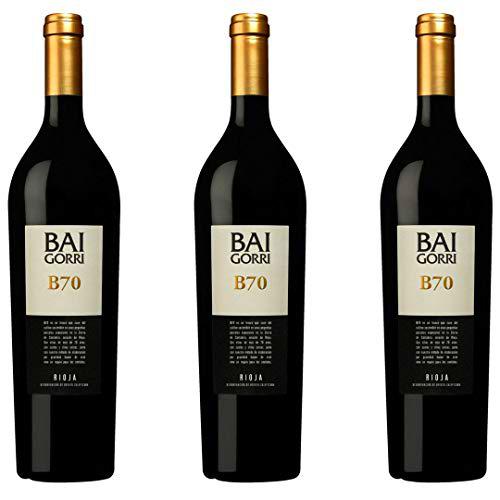 Baigorri Vino Tinto B70 - 3 botellas x 750ml - total: 2250 ml