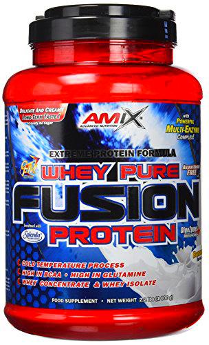 Amix - Proteína Whey Pure Fusion, Ayuda a Tonificar y Aumentar la Masa Muscular