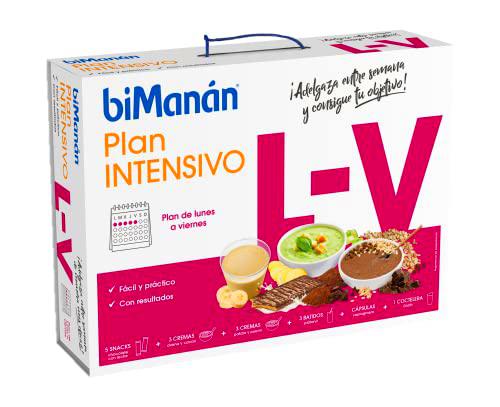 biManán - Plan Intensivo de lunes a viernes, Incluye Batidos