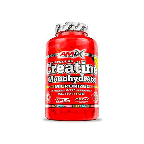 AMIX - Creatina Monohidratada - 220 Cápsulas - Complemento Alimenticio