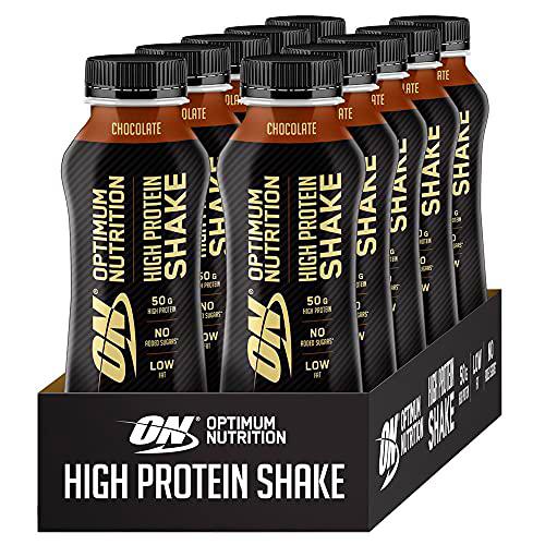 Optimum Nutrition High Protein Shake, Batidos de Proteinas para Aumentar Masa Muscular