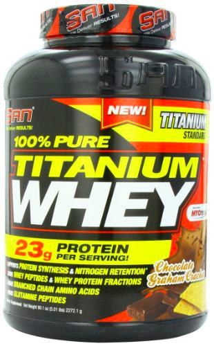 San 100% Pure Titanium Whey (5lb) 1 unidad 2270 g