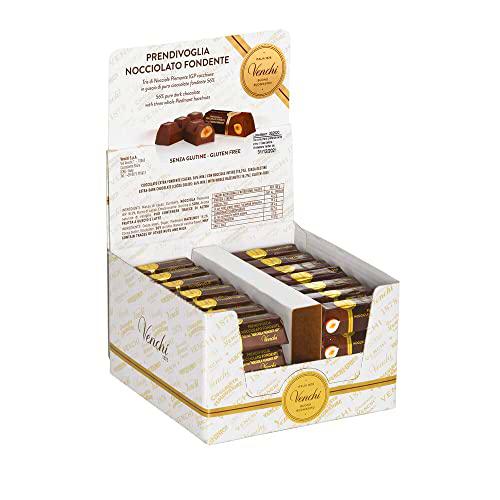 Venchi - Caja Expositora de Bombones Dark Hazelnut Ingot