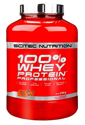 Scitec Nutrition 100% Whey Protein Professional Proteína Yogur, Melocotón