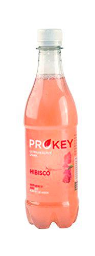 Prokey Kefir De Agua Probiótico Bio, Hibisco caja de 16 botellas de 500 ml