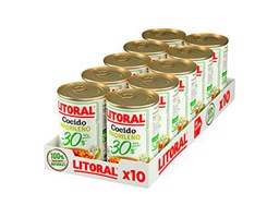 Nestlé Litoral Cocido Madrileño -30% Sal y Grasas - Pack de 10 x 425g