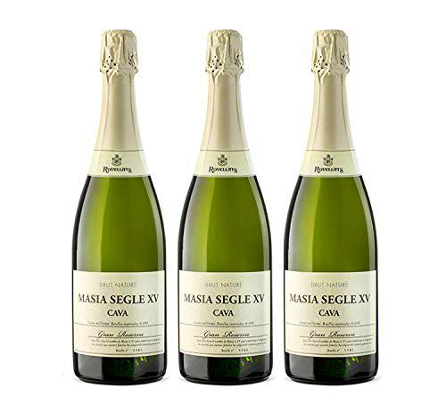 Cava Rovellats - 3 botellas Gran Reserva Masia S.XV Brut nature 2011- D.O