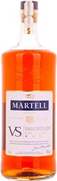 Martell VS Fine Champagne Cognac - Botella de 1 l con caja de regalo