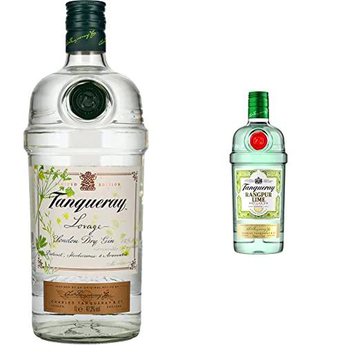 Tanqueray Lovage Gin - 1000 ml &amp; Rangpur Lime Distilled