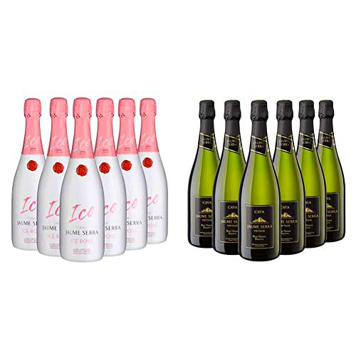 Jaume Serra Ice - Cava Rosado - Caja de 6 Botellas x 750 ml &amp; Reserva