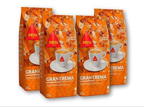 Delta Cafés Gran Crema - 4 ud café en Grano - 4 KG