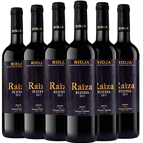 Raiza Reserva Vino Tinto D.O. Ca Rioja 6 Botellas - 750 ml