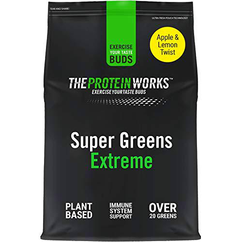 THE PROTEIN WORKS Super Gramoseens Extreme Powder, 20 Verduras Diferentes