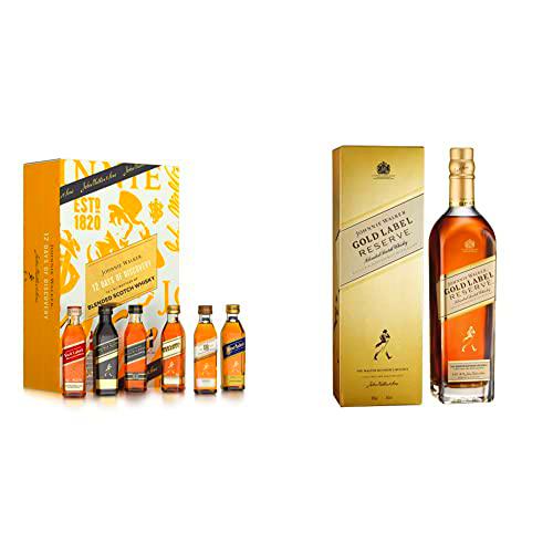 Johnnie Walker Kit de Degustación 12x5cl &amp; Gold Label Reserve