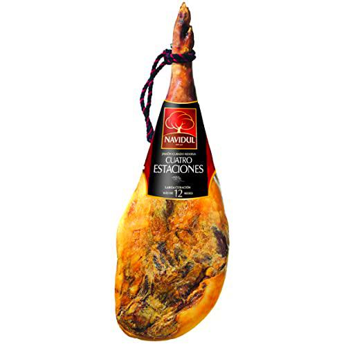 Navidul - Jamón Reserva Cuatro Estaciones + Jamonero + Cuchillo (7,2-8,2Kg)