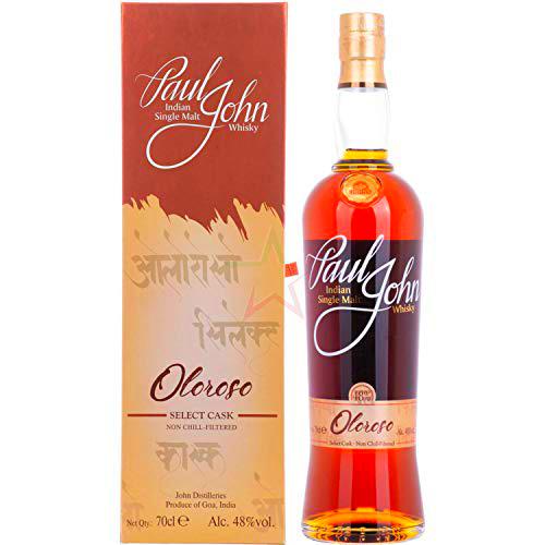 Paul John OLOROSO SELECT CASK Indian Single Malt Whisky 48%