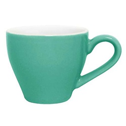 Olympia GL459 café taza de café, 100 ml, 3,5 ml, Aqua (Pack de 12)