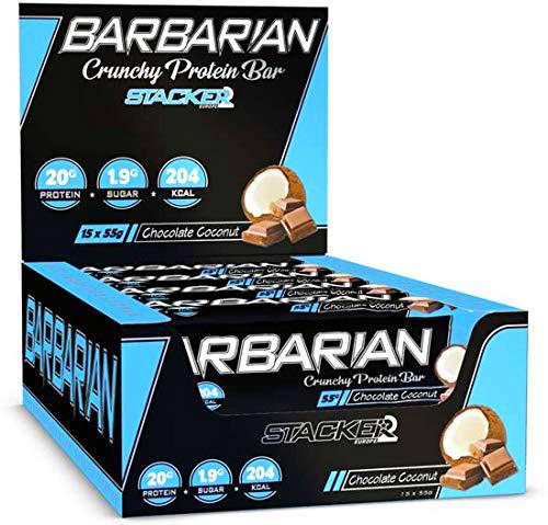 Stacker2 Barbarian Bar (15x55g) 15 unidades 825 g