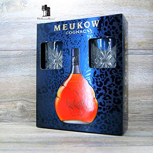 Meukow V.S.O.P Superior Cognac 40% Vol. 0,7l in Giftbox with 2 glasses