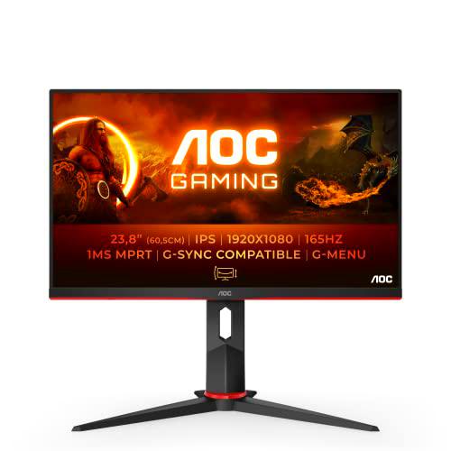 AOC Gaming 24G2SP - Monitor FHD de 24 Pulgadas, 165 Hz