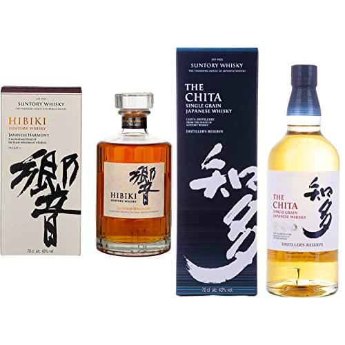 Hibiki Suntory Whisky Japanese Harmony, 43% - 700 ml + The Chita Suntory Single Grain Japanese Whisky 43%, 700ml