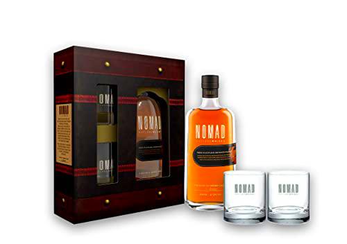 Nomad - Estuche Whisky con 2 Vasos, 700 ml