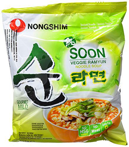 Nongshim Fideos Instantáneos Soon Vegetariano 20x112gr