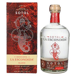 La Escondida Sotol Artesanal Blanco 40% Vol. 0,7l in Giftbox