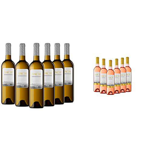 Bach Chardonnay - Vino Blanco, 100% Chardonnay - Caja 6 botellas 75cl &amp; Viña Extrísima