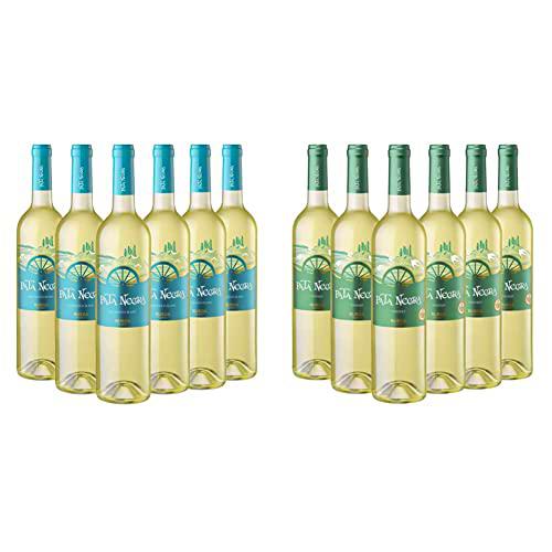 Pata Negra Sauvignon Blanc Vino Blanco D.O Rueda - Caja de 6 Botellas x 750 ml &amp; Verdejo