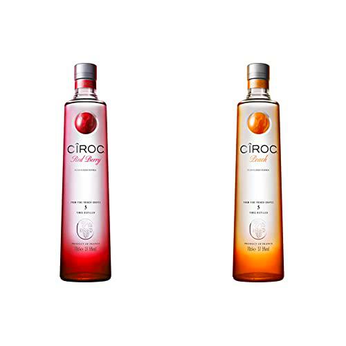 Ciroc Red Berry Vodka - 700 ml &amp; Ciroc Peach Vodka