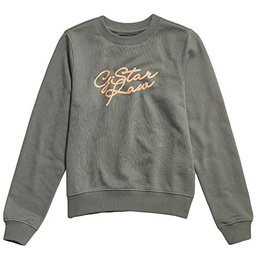 G-Star Cursive gr r sw wmn Sweats, GS Grey, L para Mujer