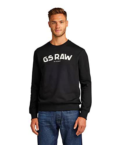 G-Star GS Raw gr r sw Sweats, dk Black, XS para Hombre