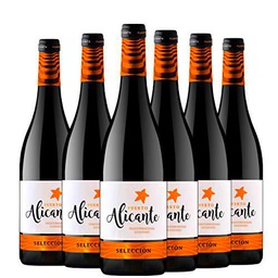 Puerto Alicante Tinto Selección D.O. Alicante caja 6 botellas 75 cl.