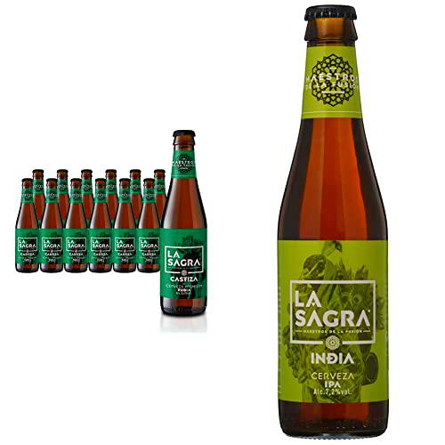 La Sagra Cerveza Artesanal estilo Blonde Ale - 12 botellas x 330 ml