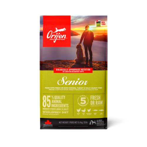 ORIJEN Senior - Comida para perro, 11,4 KG, 1 Saco