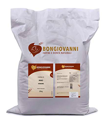 Bongiovanni Farine e Bonta' Naturali Harina de Arroz Venere 25Kg Bio 25000 g