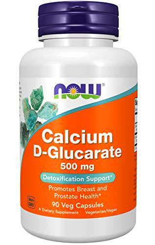 Now Foods, Calcium D-Glucarate, 500mg, 90 Cápsulas veganas