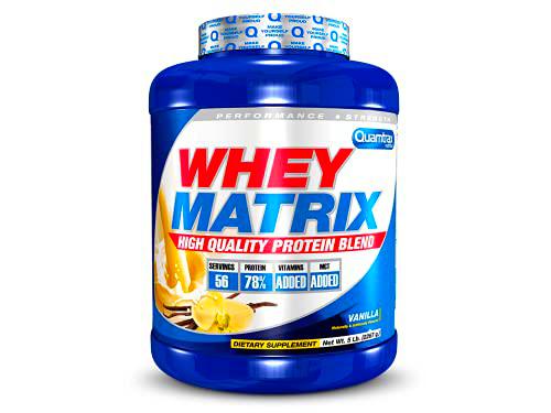 Quamtrax Whey Matrix Sabor Vainilla- 2267 gr