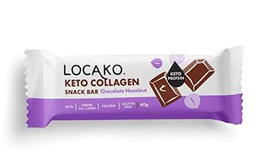 Locako Keto Collagen Snack Bar 15x40g Chocolate Hazelnut